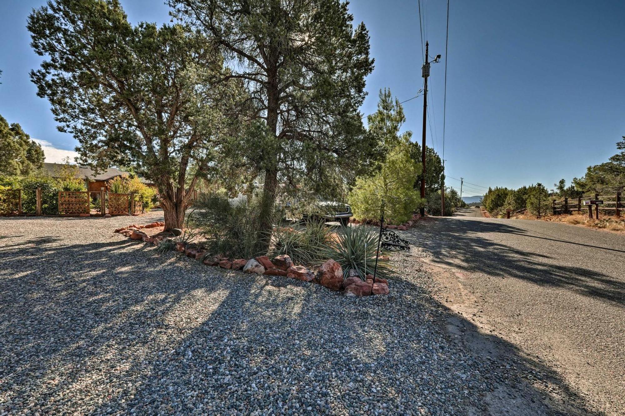 Cozy Romantic Sedona Studio 6 Mi to Red Rock St Pk Esterno foto